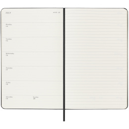 Kalender 18M WeekNote Hard Cover Large Black in de groep Papier & Blokken / Kalenders en agenda's / 18 maanden agenda's bij Voorcrea (135591)