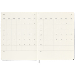 Kalender 18M WeekNote Hard Cover XL Black in de groep Papier & Blokken / Kalenders en agenda's / 18 maanden agenda's bij Voorcrea (135592)