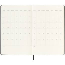 Kalender 18M Weekly Hard Cover Horisontell Large Black in de groep Papier & Blokken / Kalenders en agenda's / 18 maanden agenda's bij Voorcrea (135594)