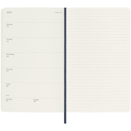 Kalender 18M WeekNote Hard Cover Large Sapphire Blue in de groep Papier & Blokken / Kalenders en agenda's / 18 maanden agenda's bij Voorcrea (135597)