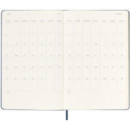 Kalender 18M WeekNote Hard Cover Large Sapphire Blue in de groep Papier & Blokken / Kalenders en agenda's / 18 maanden agenda's bij Voorcrea (135597)