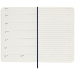 Kalender 18M WeekNote Soft Cover Pocket Sapphire Blue in de groep Kundsegment / Kundsegment Office & Planning bij Voorcrea (135598)