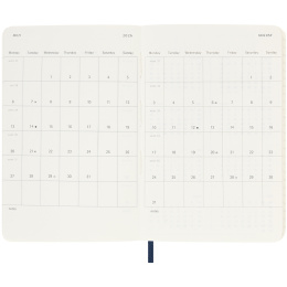 Kalender 18M WeekNote Soft Cover Pocket Sapphire Blue in de groep Kundsegment / Kundsegment Office & Planning bij Voorcrea (135598)