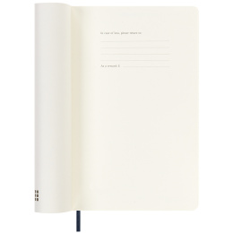 Kalender 18M WeekNote Soft Cover Large Sapphire Blue in de groep Papier & Blokken / Kalenders en agenda's / 18 maanden agenda's bij Voorcrea (135599)