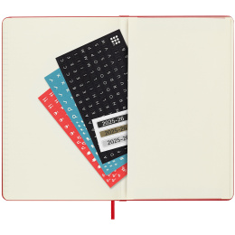 Kalender 18M WeekNote Hard Cover Large Red in de groep Papier & Blokken / Kalenders en agenda's / 18 maanden agenda's bij Voorcrea (135602)
