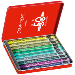 Neocolor II Aquarelle 50 Years Lush 10-set in de groep Kunstenaarsmateriaal / Kunstenaarsverf / Pastel / Wax pastels bij Voorcrea (135628)