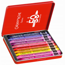 Neocolor II Aquarelle 50 Years Pop 10-set in de groep Kunstenaarsmateriaal / Kunstenaarsverf / Pastel / Wax pastels bij Voorcrea (135630)