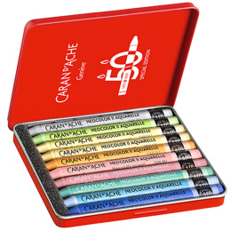 Neocolor II Aquarelle 50 Years Pastel 10-set in de groep Kunstenaarsmateriaal / Kunstenaarsverf / Pastel / Wax pastels bij Voorcrea (135631)