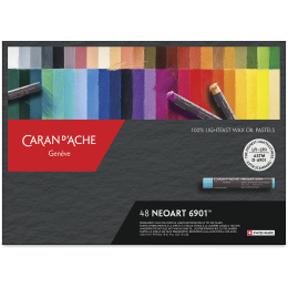 Neoart wax en oliepastel 48-set in de groep Kunstenaarsmateriaal / Krijt en potloden / Pastelkrijt bij Voorcrea (135636)