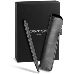 Ecridor Black Lines Set Balpen en Leren Etui in de groep Pennen / Fine Writing / Balpennen bij Voorcrea (135641)