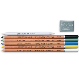 Fine Art Pastelpotloodset 7-delig in de groep Pennen / Kunstenaarspotloden en -stiften / Pastelpotloden bij Voorcrea (135654)