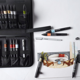 Promarker Interiors Wallet 25-sett in de groep Pennen / Kunstenaarspotloden en -stiften / Illustratiemarkers bij Voorcrea (135656)