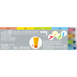 Clean Color DOT Pen 4-set in de groep Pennen / Kunstenaarspotloden en -stiften / Illustratiemarkers bij Voorcrea (135667)