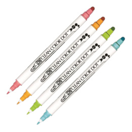 Clean Color DOT Pen 4-set in de groep Pennen / Kunstenaarspotloden en -stiften / Illustratiemarkers bij Voorcrea (135667)