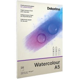 Watercolour Pad 165g A5 in de groep Papier & Blokken / Tekenblokken / Aquarelblokken bij Voorcrea (135679)