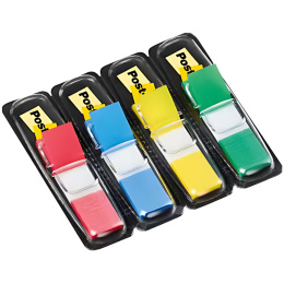 Post-it Index Tabs 11,9 x 43,1 mm 4 kleuren Set 1 in de groep Papier & Blokken / Schrijven en noteren / Post-it en notitieblokjes bij Voorcrea (135697)