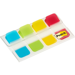 Post-it Index Tabs 15,8 x 38,1 mm Strong, 4 kleuren in de groep Papier & Blokken / Schrijven en noteren / Post-it en notitieblokjes bij Voorcrea (135699)