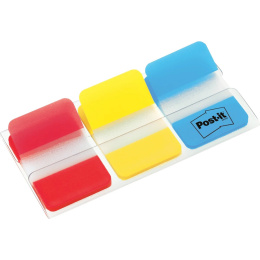 Post-it Index Tabs 25,4 x 38,1 mm Strong, 3 kleuren in de groep Papier & Blokken / Schrijven en noteren / Post-it en notitieblokjes bij Voorcrea (135701)