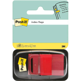 Post-it Indextabs 25,4 x 43,2 mm Rood in de groep Papier & Blokken / Schrijven en noteren / Post-it en notitieblokjes bij Voorcrea (135706)