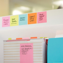 Post-it Super Sticky 47,6x47,6 Kleurenmix Cosmic 12-pack in de groep Papier & Blokken / Schrijven en noteren / Post-it en notitieblokjes bij Voorcrea (135730)