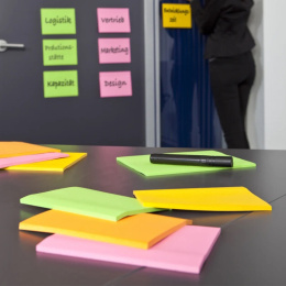 Post‑it Super Sticky 152×101 Meeting kleurenmix Neon 4‑pack in de groep Papier & Blokken / Schrijven en noteren / Post-it en notitieblokjes bij Voorcrea (135734)