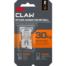 Claw Tavelhaak voor gipswand 30 kg 2-pack in de groep Creëren & Hobby / Organiseren / Lijsten / Ophangsysteem voor lijsten bij Voorcrea (135739)