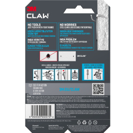 Claw Tavelhaak voor gipswand 7 kg 4-pack in de groep Creëren & Hobby / Organiseren / Lijsten / Ophangsysteem voor lijsten bij Voorcrea (135741)