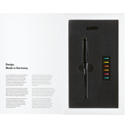 Safari All Black Set Medium in de groep Pennen / Fine Writing / Vulpennen bij Voorcrea (135755)