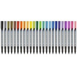 Pointliner Colour 24-set in de groep Pennen / Kunstenaarspotloden en -stiften / Viltstiften bij Voorcrea (135773)
