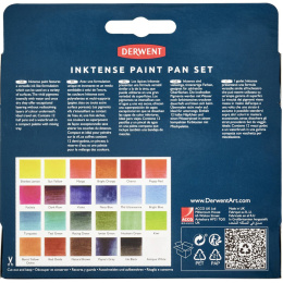 Inktense Aquarelverf 24 halve napjes in de groep Kunstenaarsmateriaal / Kunstenaarsverf / Aquarelverf / Aquarelverf in napje bij Voorcrea (135795)