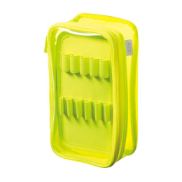 Pennenetui Transparent Geel in de groep Pennen / Accessoires voor pennen / Etuis en hoezen bij Voorcrea (135796)