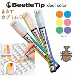 Markeerstift tweekleurig Groen/Paars in de groep Pennen / Labelen en kantoor / Markeerstiften bij Voorcrea (135811)