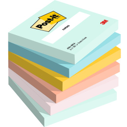 Post-it 76x76 Kleurenmix Beachside 6-pack in de groep Papier & Blokken / Schrijven en noteren / Post-it en notitieblokjes bij Voorcrea (135853)