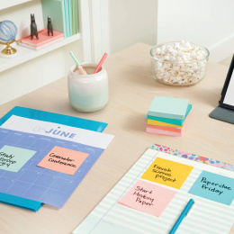 Post-it 76x76 Kleurenmix Beachside 6-pack in de groep Papier & Blokken / Schrijven en noteren / Post-it en notitieblokjes bij Voorcrea (135853)