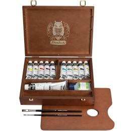 PRIMAcryl Acrylverf Wooden Box set in de groep Kunstenaarsmateriaal / Kunstenaarsverf / Acrylverf bij Voorcrea (136014)