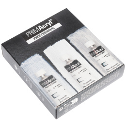 PRIMAcryl Acrylverf 35 ml Wit 3-delige set in de groep Kunstenaarsmateriaal / Kunstenaarsverf / Acrylverf bij Voorcrea (136015)
