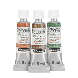 Horadam Super Granulation Set Urban in de groep Kunstenaarsmateriaal / Kunstenaarsverf / Aquarelverf / Aquarelverf in tube bij Voorcrea (136017)