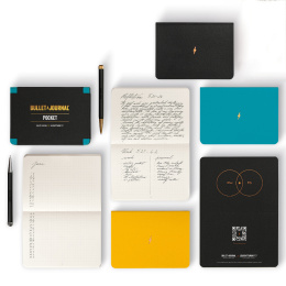 Bullet Journal Pocket 3-pack Turquoise25 in de groep Papier & Blokken / Schrijven en noteren / Schrijfblokken en schriften bij Voorcrea (136020)