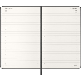 Kalender 12M Daily 2026 Hardcover Large Black in de groep Papier & Blokken / Kalenders en agenda's / 12 maanden agenda's bij Voorcrea (136081)