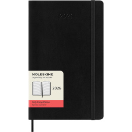 Kalender 12M Daily 2026 Softcover Large Black in de groep Papier & Blokken / Kalenders en agenda's / 12 maanden agenda's bij Voorcrea (136082)
