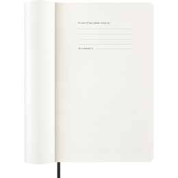 Kalender 12M Daily 2026 Softcover Large Black in de groep Papier & Blokken / Kalenders en agenda's / 12 maanden agenda's bij Voorcrea (136082)