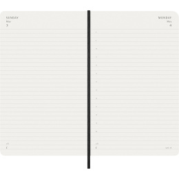 Kalender 12M Daily 2026 Softcover Large Black in de groep Papier & Blokken / Kalenders en agenda's / 12 maanden agenda's bij Voorcrea (136082)