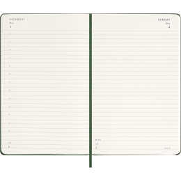 Kalender 12M Daily 2026 Hardcover Large Myrtle Green in de groep Papier & Blokken / Kalenders en agenda's / 12 maanden agenda's bij Voorcrea (136083)