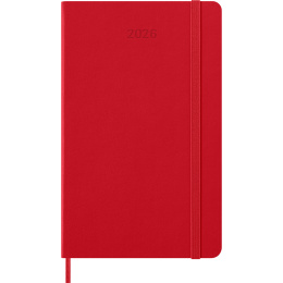 Kalender 12M Daily 2026 Hardcover Large Red in de groep Papier & Blokken / Kalenders en agenda's / 12 maanden agenda's bij Voorcrea (136084)