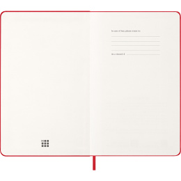 Kalender 12M Daily 2026 Hardcover Large Red in de groep Papier & Blokken / Kalenders en agenda's / 12 maanden agenda's bij Voorcrea (136084)