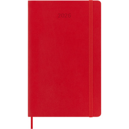 Kalender 12M Daily 2026 Softcover Large Red in de groep Papier & Blokken / Kalenders en agenda's / 12 maanden agenda's bij Voorcrea (136085)