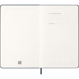 Kalender 12M Daily 2026 Hardcover Large Sapphire Blue in de groep Papier & Blokken / Kalenders en agenda's / 12 maanden agenda's bij Voorcrea (136086)