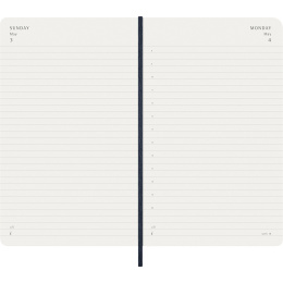Kalender 12M Daily 2026 Softcover Large Sapphire Blue in de groep Papier & Blokken / Kalenders en agenda's / 12 maanden agenda's bij Voorcrea (136087)