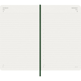 Kalender 12M Daily 2026 Softcover Large Myrtle Green in de groep Papier & Blokken / Kalenders en agenda's / 12 maanden agenda's bij Voorcrea (136088)