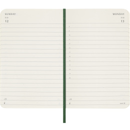 Kalender 12M Daily 2026 Softcover Pocket Myrtle Green in de groep Papier & Blokken / Kalenders en agenda's / 12 maanden agenda's bij Voorcrea (136089)